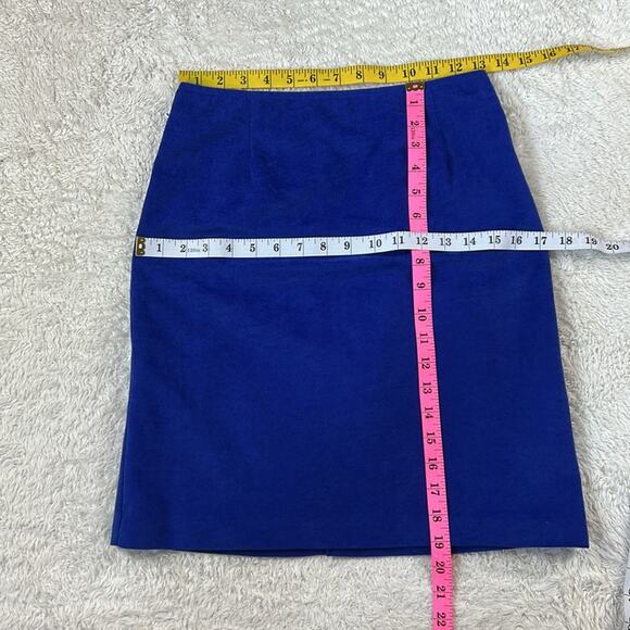 Vintage 80s Blondie and Me bluish purple peplum skirt suit set, size 7 - Picture 9 of 12